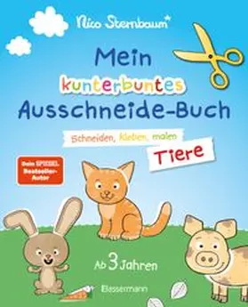 Sternbaum |  Mein kunterbuntes Ausschneidebuch - Tiere. Schneiden, kleben, malen ab 3 Jahren. Mit Scherenführerschein | Buch |  Sack Fachmedien