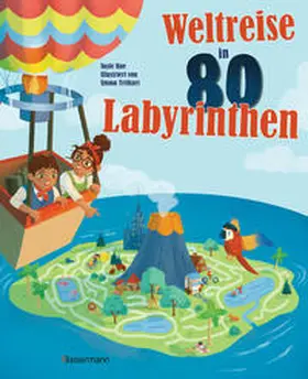 Rae |  Weltreise in 80 Labyrinthen. Das Rätselbuch Für Kinder ab 7 Jahren | Buch |  Sack Fachmedien