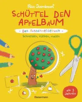 Sternbaum |  Schüttel den Apfelbaum - Das Ausschneidebuch. Schneiden, kleben, malen für Kinder ab 3 Jahren | Buch |  Sack Fachmedien