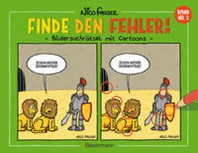 Fauser |  Finde den Fehler - Band Nr.2 - Bildersuchrätsel mit Cartoons | Buch |  Sack Fachmedien