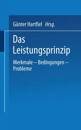 Hartfiel |  Das Leistungsprinzip | Buch |  Sack Fachmedien