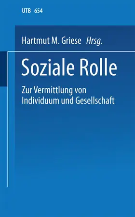 Griese | Soziale Rolle | Buch | 978-3-8100-0198-6 | sack.de