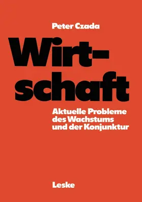 Czada |  Wirtschaft | Buch |  Sack Fachmedien