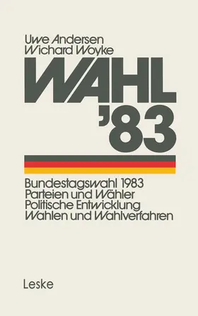 Uwe |  Wahl'83 | Buch |  Sack Fachmedien