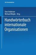 Andersen |  Handwörterbuch Internationale Organisationen | Buch |  Sack Fachmedien