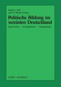 Noll / Reuter |  Politische Bildung im vereinten Deutschland | Buch |  Sack Fachmedien