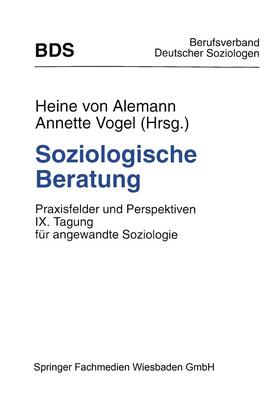 Vogel / Alemann |  Soziologische Beratung | Buch |  Sack Fachmedien
