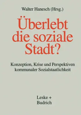Hanesch |  Überlebt die soziale Stadt? | Buch |  Sack Fachmedien
