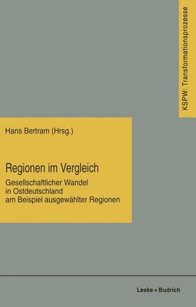 Bertram | Regionen im Vergleich | Buch | 978-3-8100-1772-7 | sack.de