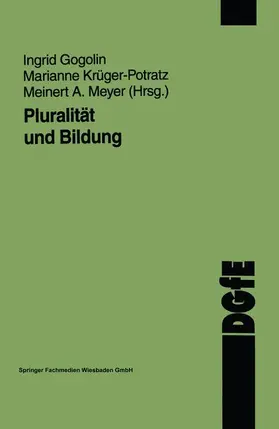 Gogolin / Meyer / Krüger-Potratz |  Pluralität und Bildung | Buch |  Sack Fachmedien