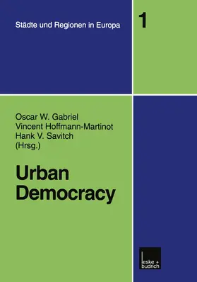 Gabriel / Hoffmann-Martinot / Savitch |  Urban Democracy | Buch |  Sack Fachmedien