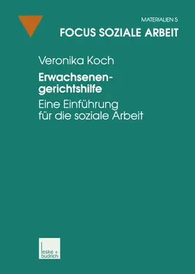 Koch |  Erwachsenengerichtshilfe | Buch |  Sack Fachmedien