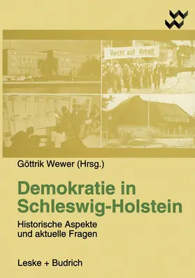 Wewer |  Demokratie in Schleswig-Holstein | Buch |  Sack Fachmedien