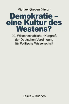 Greven |  Demokratie - eine Kultur des Westens? | Buch |  Sack Fachmedien