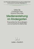 Six / Frey / Gimmler |  Six, U: Medienerziehung im Kindergarten | Buch |  Sack Fachmedien
