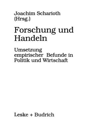 Scharioth | Forschung und Handeln | Buch | 978-3-8100-2324-7 | sack.de