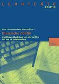 Lietzmann / Nitschke |  Klassische Politik | Buch |  Sack Fachmedien