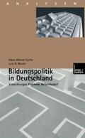 Fuchs / Reuter |  Reuter, L: Bildungspolitik in Deutschland | Buch |  Sack Fachmedien