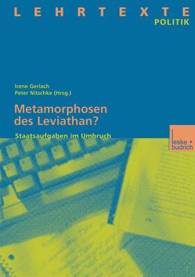 Gerlach / Nitschke | Metamorphosen des Leviathan? | Buch | 978-3-8100-2616-3 | sack.de