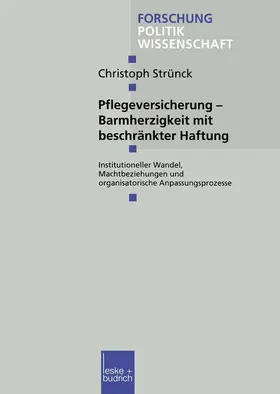 Strünck |  Pflegeversicherung - Barmherzigkeit mit beschränkter Haftung | Buch |  Sack Fachmedien