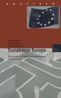 Benz / Boeckh / Huster |  Benz, B: Sozialraum Europa | Buch |  Sack Fachmedien