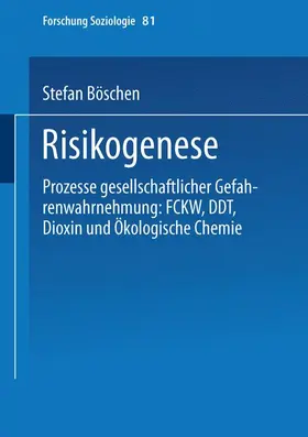 Böschen |  Risikogenese | Buch |  Sack Fachmedien