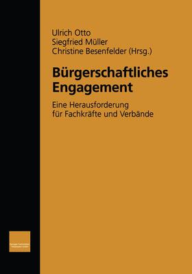 Otto / Besenfelder / Müller | Bürgerschaftliches Engagement | Buch | 978-3-8100-2708-5 | sack.de