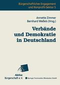Zimmer / Weßels |  Verbände und Demokratie in Deutschland | Buch |  Sack Fachmedien