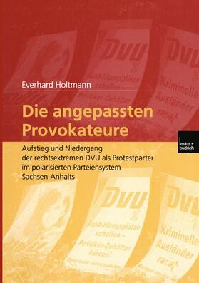 Holtmann |  Die angepassten Provokateure | Buch |  Sack Fachmedien