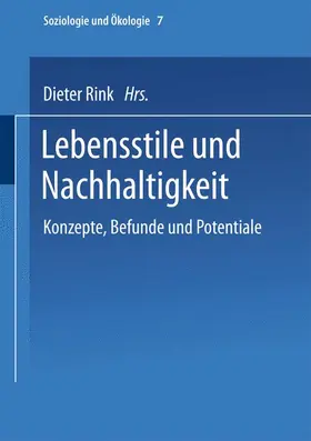 Rink |  Lebensstile und Nachhaltigkeit | Buch |  Sack Fachmedien