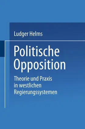 Helms |  Politische Opposition | Buch |  Sack Fachmedien