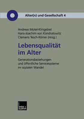 Motel-Klingebiel / Tesch-Römer / Kondratowitz |  Lebensqualität im Alter | Buch |  Sack Fachmedien