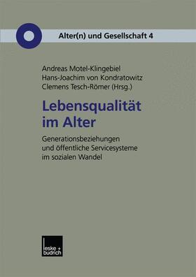 Motel-Klingebiel / Kondratowitz / Tesch-Römer | Lebensqualität im Alter | Buch | 978-3-8100-3198-3 | sack.de