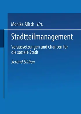 Alisch |  Stadtteilmanagement | Buch |  Sack Fachmedien
