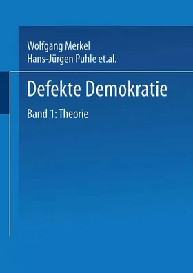 Merkel / Puhle / Thiery |  Defekte Demokratie | Buch |  Sack Fachmedien