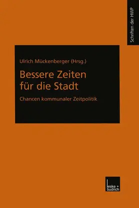 Mückenberger |  Bessere Zeiten für die Stadt | Buch |  Sack Fachmedien