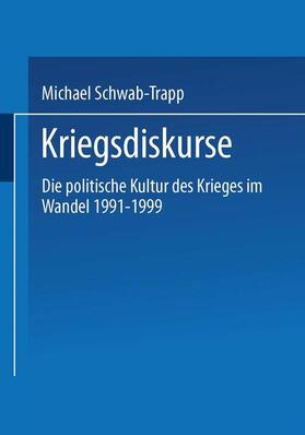 Schwab-Trapp | Kriegsdiskurse | Buch | 978-3-8100-3386-4 | sack.de