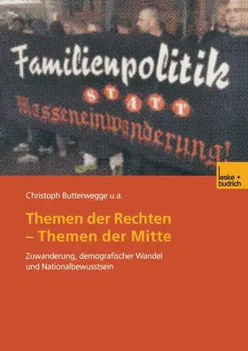 Butterwegge / Cremer / Häusler |  Themen der Rechten - Themen der Mitte | Buch |  Sack Fachmedien
