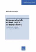 Haus |  Bürgergesellschaft, soziales Kapital und lokale Politik | Buch |  Sack Fachmedien