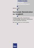 Vatter |  Vatter, A: Kantonale Demokratien im Vergleich | Buch |  Sack Fachmedien