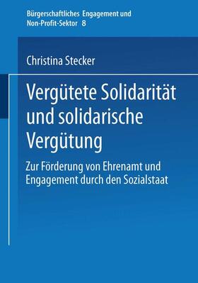 Stecker | Stecker, C: Vergütete Solidarität und solidarische Vergütung | Buch | 978-3-8100-3484-7 | sack.de