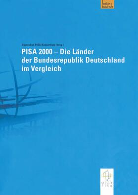 Neubrand / Baumert / Artelt | PISA 2000 ¿ Die Länder der Bundesrepublik Deutschland im Vergleich | Buch | 978-3-8100-3663-6 | sack.de