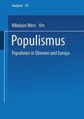 Werz |  Populismus | Buch |  Sack Fachmedien