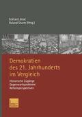 Sturm / Jesse |  Demokratien des 21. Jahrhunderts im Vergleich | Buch |  Sack Fachmedien
