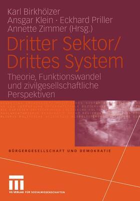 Birkhölzer / Klein / Priller |  Dritter Sektor/Drittes System | Buch |  Sack Fachmedien