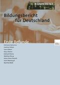 Avenarius / Ditton / Döbert |  Bildungsbericht für Deutschland | Buch |  Sack Fachmedien