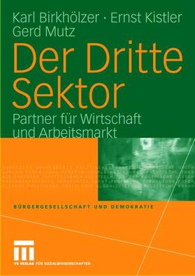 Birkhölzer / Kistler / Mutz |  Birkhölzer, K: Dritte Sektor | Buch |  Sack Fachmedien