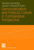Cronqvist / Kersting |  Democratization and Political Culture in Comparative Perspective | Buch |  Sack Fachmedien