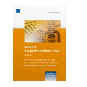  SIRADOS Baupreishandbuch Altbau | Buch |  Sack Fachmedien