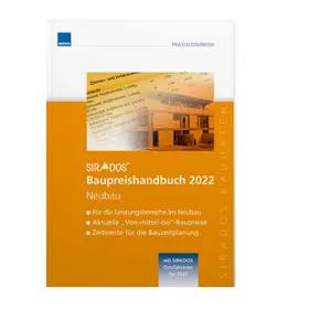 SIRADOS Baupreishandbuch Neubau 2022 | Buch | 978-3-8111-0434-1 | www.sack.de